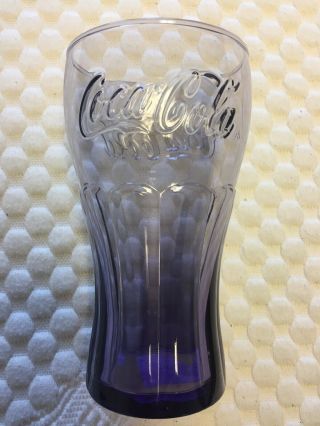 Coca Cola " Coke " 6 " Tall Vintage Purple Drinking Glass