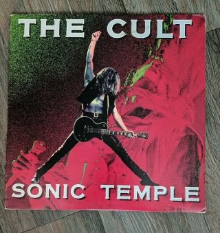 The Cult - Sonic Temple Vinyl Lp Sire 1 - 25871 Nm