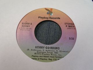 Bjorn & Benny Merry Go Round / People Need Love 45 Rpm 1972 Playboy Ex Abba
