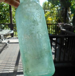 Antique oldest BUDWEISER bottle C CONRAD & CO ' s BUDWEISER circa 1880 7