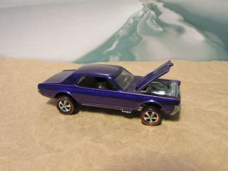 Hot Wheels Redline Custom Cougar,  Deep Purple,  Gold Interior,  Dd