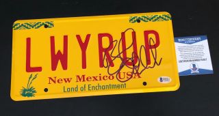 Bob Odenkirk Signed Authentic Autograph Better Call Saul License Plate Beckett 8