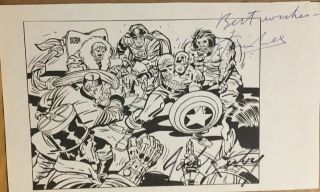 Stan Lee And Jack Kirby Signed Comic Marvel Comic Creators And Artist