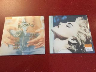 Madonna True Blue And Like A Prayer Vinyl Lp Limited Sainsburys Rare