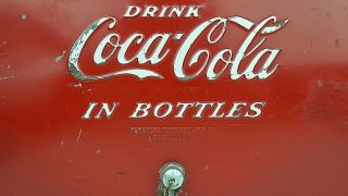 Vintage Coca Cola Coke Progress Metal Ice Chest Cooler Soda Pop Advertisement 3