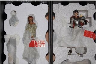 Art Of War Berserk Casca Statue Set Of 2 Limited W/ Serial Number Band Of Falcon