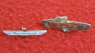 Vintage Ford Thunderbird Emblem Logo Badge Hat Lapel Pins Accessory T 