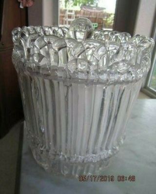 Clear Acrylic Ice Bucket Covered Plastic Wine Chiller / Cooler 10 "