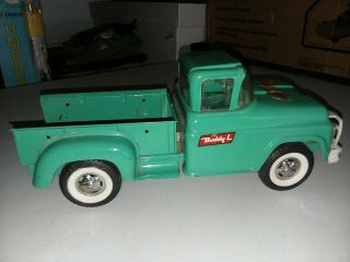 VINTAGE 1950 ' s BUDDY L CAMPER PICKUP TRUCK ALL PAINT VERY 4