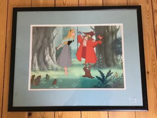Rare Disney Sleeping Beauty Cel Limited Edition Le Of 500,  Each One Hand Painted