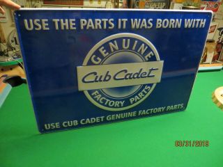 2005 Cub Cadet Factory Parts,  Embossed Dealer Sign Scioto Sign Co.