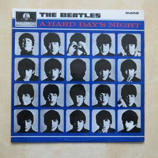 The Beatles A Hard Days Night Uk 1st Press Mono Vinyl Lp Parlophone Pmc 1230 Vg,