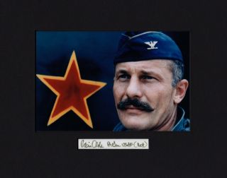 General Robin Olds Wwii Ace Pilot 17 Victories,  Vietnam 4 Mig Kills Signed Cut