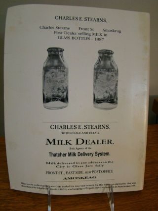 Milk Bottle Collector ' s Guide to Hampshire and Vermont,  1st George - Jerard 2