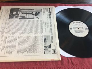 Bob Dylan Highway 61,  Mega Rare Promo,  Demo White Label,  Whith Promo Dj Sticker