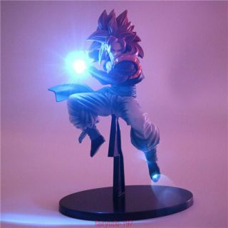 Dragon Ball Z Saiya Goku Vegeta Power Up Led Light Action Figure Toy Xmas