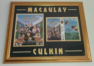 Macaulay Culkin Richie Rich & Cast Multi Signed Auto Matted & Framed Jsa Loa