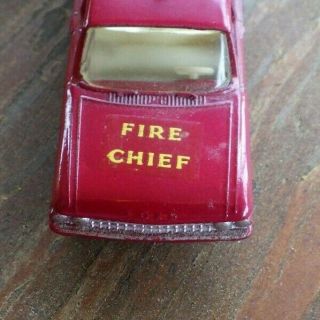Matchbox Lesney Ford Fairlane Fire Chief ' s Car 59 CN 2