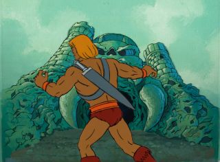 He - Man/she - Ra Masters Of The Universe Animation Art He - Man