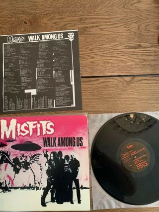 Misfits Walk Among Us Lp Vinyl 2009 Ruby Rhino Records Black Vinyl R179947