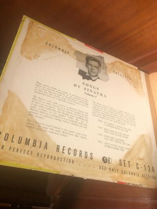 Frank Sinatra Songs By Sinatra 1946 Columbia Records 4 Disc 78 RPM 10” Album 3
