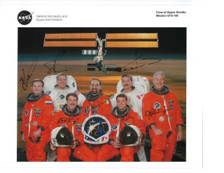 Space Shuttle Sts - 100 Endeavour Crew Signed