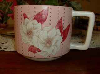 Starbucks White Flower Pink Ceramic Mothers Day 2019 Mug Nwt