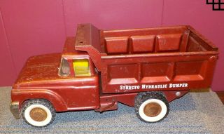 Vintage Structo Dump Truck 1966 Pressed Steel Made In Usa