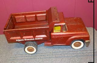 Vintage Structo Dump Truck 1966 Pressed Steel Made In USA 4