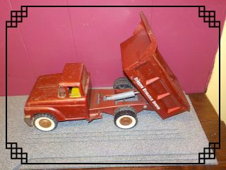 Vintage Structo Dump Truck 1966 Pressed Steel Made In USA 5