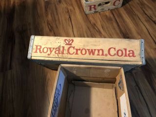 Wooden Rc Cola Soda Crate - Royal Crown Bottling Co.  - La Grange,  Texas
