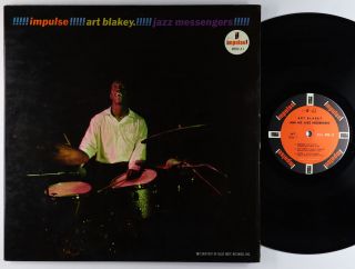 Art Blakey & Jazz Messengers - S/t Lp - Impulse - A - 7 Mono Rvg