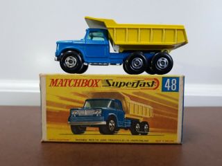 Matchbox Superfast Lesney - No.  48 - Dodge Dumper Truck
