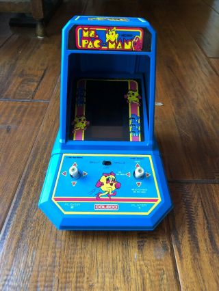 Retro 1981 Coleco Bally Midway’s Ms.  Pacman Mini Arcade C Batt.  Perfectly
