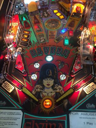 Elvira and the Party Monsters Pinball Machine by Bally 2