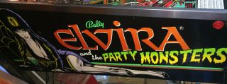 Elvira and the Party Monsters Pinball Machine by Bally 5
