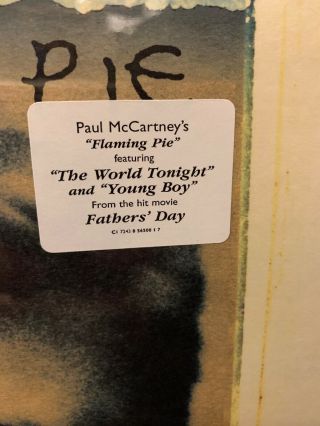 PAUL MCcARTNEY FLAMING PIE PRESSING STILL CAPITOL 1997 7