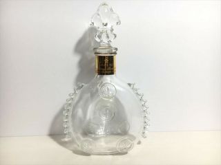 Remy Martin Louis Xiii Cognac Baccarat Crystal Decanter Bottle Empty From Japan