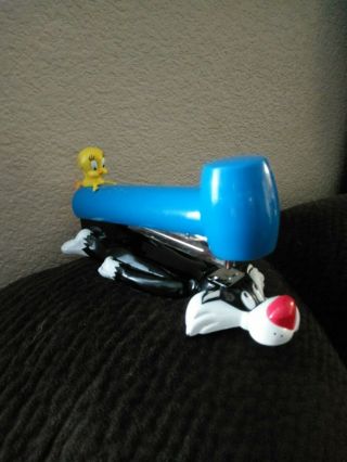 1998 Looney Tunes Sylvester And Tweety Stapler Fed Ex