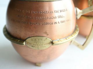 2 Alchemade Reyka Vodka Moscow Mule Carter Head Still Copper Mug Steampunk Brass 3