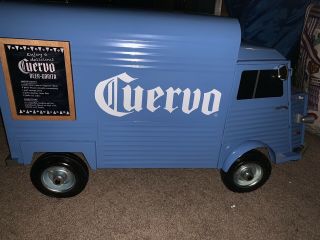 Blue Jose Cuervo Large Truck W/ Wheels Shots Display 30 " X 16” X 11”