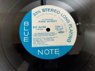 HANK MOBLEY THE TURNAROUND BLUE NOTE K18P - 9238 OBI STEREO JAPAN VINYL LP 3