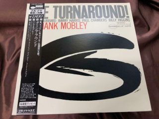 HANK MOBLEY THE TURNAROUND BLUE NOTE K18P - 9238 OBI STEREO JAPAN VINYL LP 6
