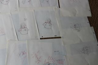 Herge ' s The Adventures of Tintin Animated Model sheets Storyboard Sketch Art 760 7