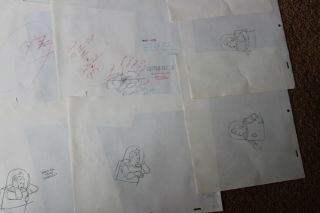 Herge ' s The Adventures of Tintin Animated Model sheets Storyboard Sketch Art 760 8