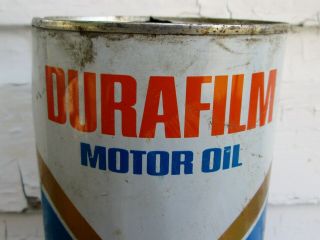 VINTAGE B/A BRITISH AMERICAN OIL TIN/CAN DURAFILM MOTOR OIL TRANSITION COLORS 2