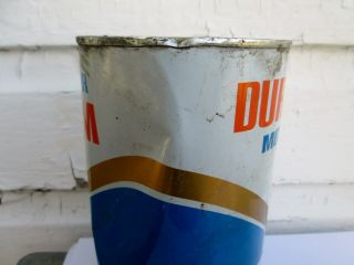VINTAGE B/A BRITISH AMERICAN OIL TIN/CAN DURAFILM MOTOR OIL TRANSITION COLORS 5