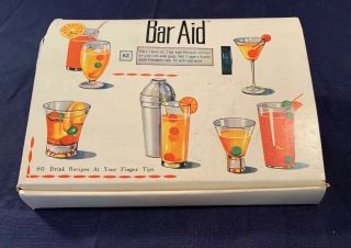 Vintage Bar Aid Cocktail Mixed Drink Guide 80 Drink Recipes Japan
