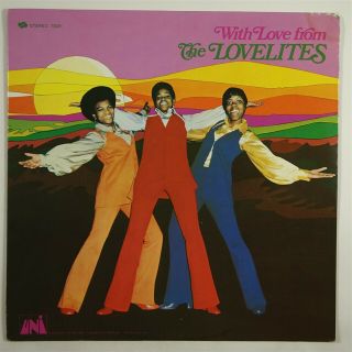 Lovelites " With Love From.  " Rare Soul Lp Uni