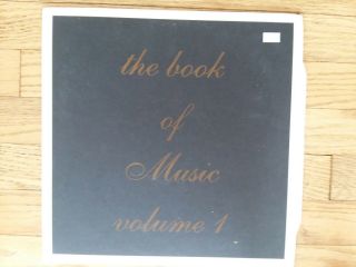 Music The Book Of Music Vol.  1 Rockadelic Records Lp With Insert Folk Psychedelc